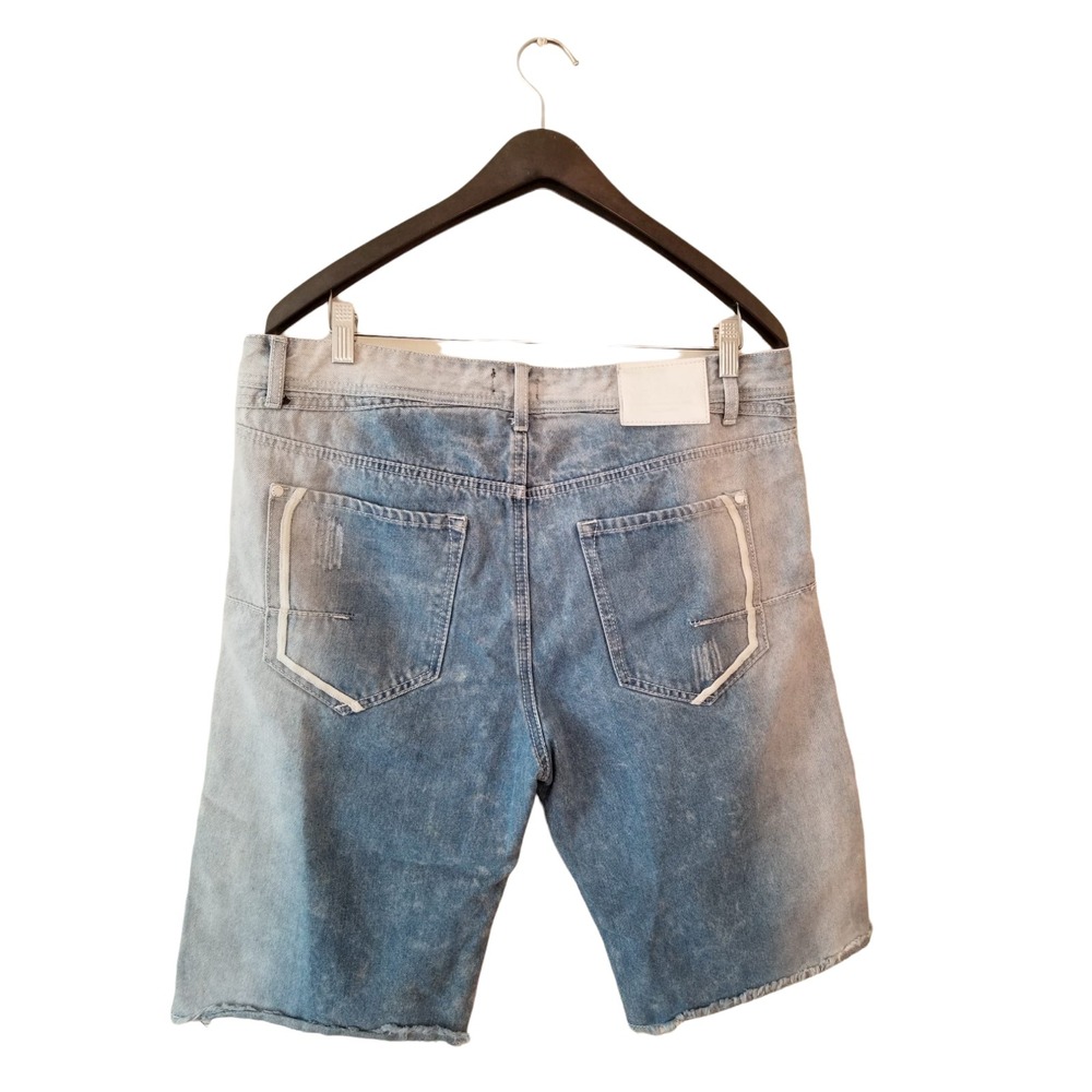 Parish Nation Denim Light Blue Shorts Men's Size 34 Inseam 11 in